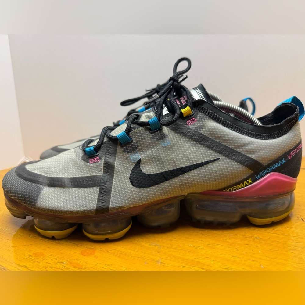 Nike VaporMax Sneakers - Gray and Multicolor